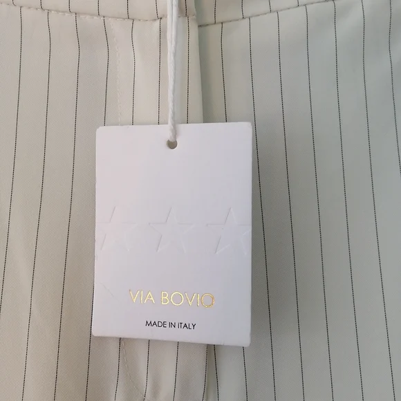 🆕 Via Bovio S Pants made in Italy - Picture 3 of 10